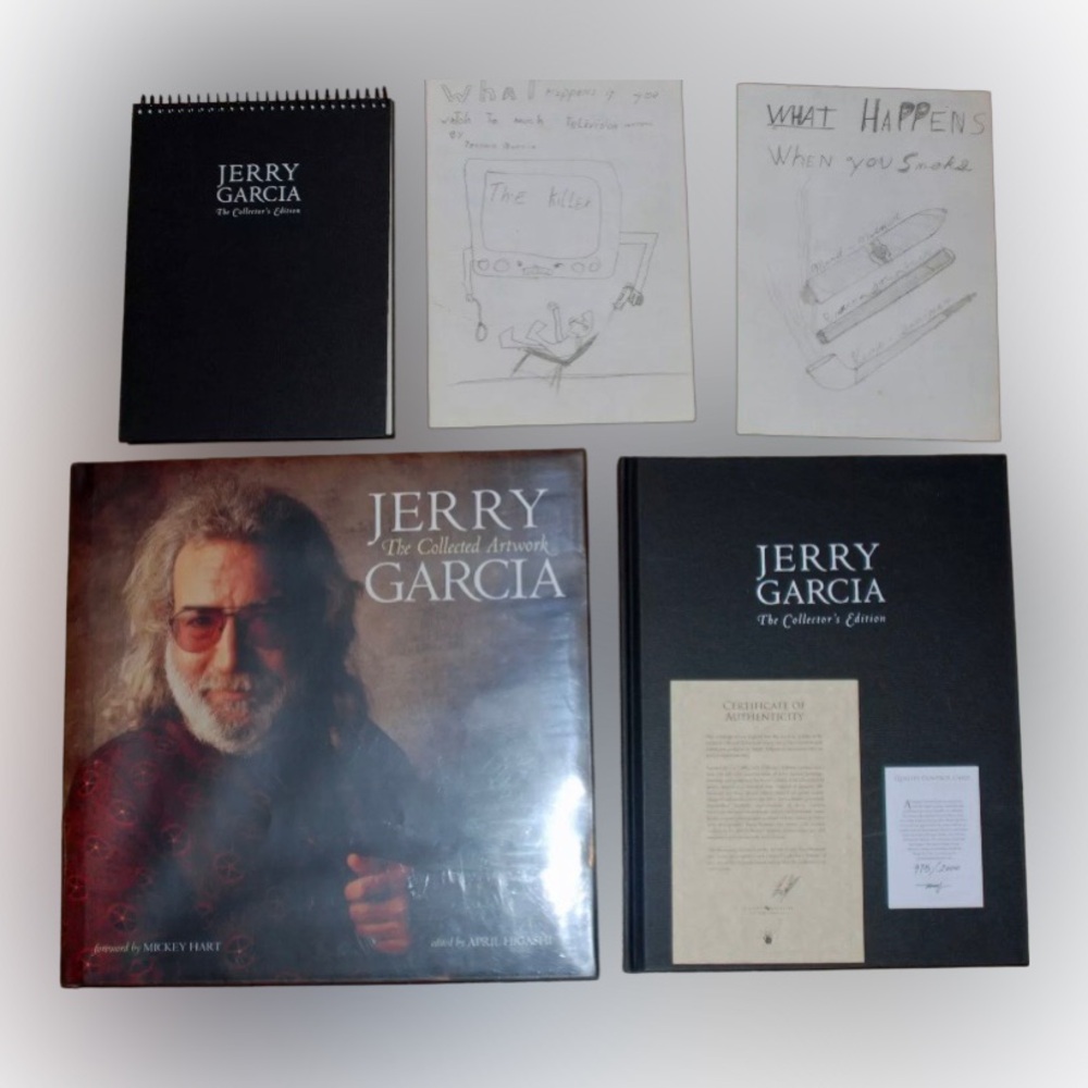 Jerry Garcia Grateful Dead The Collected Artwork Hardcover Book Set